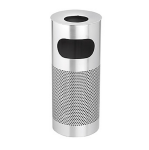 Full Perforated Ashtray Litter Bin 506PBL