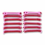 Hair Perm Rods 12 Pack - Assorted Colour - Medium 75X8MM