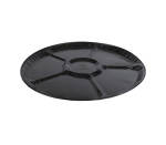 Black Alum Large Lazy Susan Tray