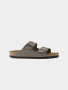 Birkenstock Men&apos S Stone Arizona Grey Sandal