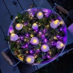 Solar-powered Cherry Blossom LED Lights - Versatile For Indoor & Outdoor Decor Perfect For Home Garden Weddings - Sustainable Ni