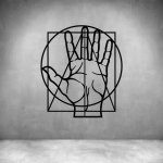 Hand Lines - Rust Coat L 1000 X H 880MM