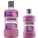 Listerine Mouthwash 500ML+250ML Total Car