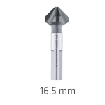 Alpen Hss ECO5 Countersink 90 16.5 Din 335 Shapec 3 Surface Shank Alunit Co ALP23870165