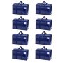 Veno 8 Pack Moving Bags Moving Supplies Moving Boxes College Packing Storage Boxes With Lids Alternative Heavy Duty Totes Extra 