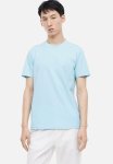 Slim Fit Pima Cotton T-Shirt - Light Blue