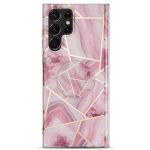 Geometric Pattern Phone Case With Folding Holder For Samsung Galaxy A33 5G