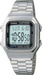 Casio Retro Digital Wrist Watch Silver