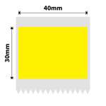 NB222 - - B1 B21 B3S B4 - 30X40MM - 230 Yellow Labels