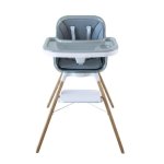 Baby Lunostep 360 Rotating Feeding High Chair Grey