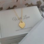Genevie Gold Plated 925 Sterling Silver Heart Necklace