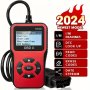 OBD2 Diagnostic Scanner Tool V100 Enhanced Fault Code Reader Car Engine Diagnostic Scan Tool With Read/erase Codes Freeze Frame Live Data Stream Battery Testing