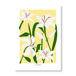 Lilies Art Print - A2