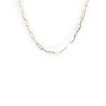 The Paperclip Bracelet In Yellow Gold - Large Link