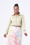 Button Up Shirt - XXL Lime