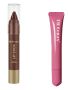 Ladies 2-IN-1 Matte Lipstick Kit & Face Contour Stick With Gloss