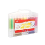 Dual-tip Watercolour Brush Pen Set 48 Bright Colours