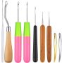 9 Pieces Different Sizes Tools For Braided Hair Crochet Hook