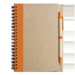 Recycled Spiral Notebook And Pen