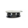 Oval Marble Top Coffee Table