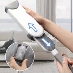 1PC SET Reusable Hair Removal Brush With Self-cleaning Shell Double-sided Pet Hair Removal Brush Manual Electrostatic Adhesive L