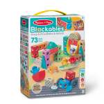 Melissa & Doug Blockables Snap & Play Town Play Set