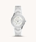 Fossil Stella Three-hand Date Stainless Steel Women's Watch ES5130