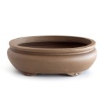 6" Chinese Unglazed Containers - Oval 16 X 13 X 6CM