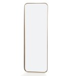 Full Length Rounded Rectangular Mirror - Gold