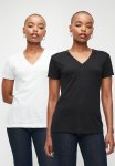 Edit 2 Pack V-neck Plain Tee - Black white