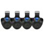 4PCS Electronic Fishing Bite Alarms Clip-on Bell With LED Light