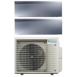 Daikin Multi-split 2 Rooms 12000 Btu + 12000 Btu Emura Silver