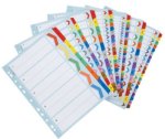 Rexel 5 Division Pastel – 1235PS