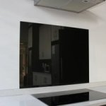 Metallic Black Hob Splashback 898 X 700 X 6MM