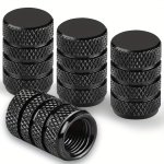 4PCS PACK Anodized Aluminum Tire Valve Cap Set Corrosion Resistant Universal Stem Covers For Cars Trucks Motorcycles Suvs And Bi