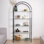 Minimalist Arched Open Shelf