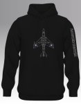 Raf Hawker Hunter Blueprint Hoodie