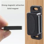 5PCS Set Strong Magnetic Cabinet Catches - Durable Abs Metal Finish For Kitchen & Wardrobe Doors