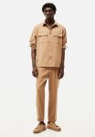 Slim Fit Tailored Joggers - Brown