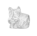 A15-C22694 - 925 Sterling Silver Dog European Charm Bead