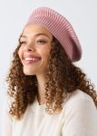 Lightweight Rib Knit Beret