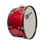 26 13" Marching Bass Drum With Strap And Mallet Blue Or Red