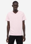 Slim Fit V-neck T-Shirt - Pink