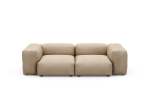 Two Module Sofa - Canvas - Stone - 230CM X 115CM