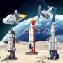 Assembly Space Shuttle Rocket Space Station Toy Hands-on Brain Educational Toy Building Blocks Halloween Christmas Gifts