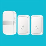 1 Set Wireless Doorbell Battery Operated Doorbell Chime Operating At 1000 Feet Portable Door Chime Kit With 60 Melodies 5 Volume