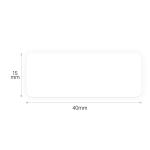 NB117 - - D11 D101 D110 H1S - 15X40MM - 160 White Labels