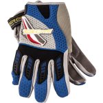Tork Craft Mechanic Glove XS Synt.leather Leather Palm Air Mesh Back Blue