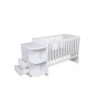 Linx Amari Baby Cot And Dresser Combo- White