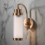 Kerala Metal And Glass Outdoor Wall Light Brass Black - Antique Black